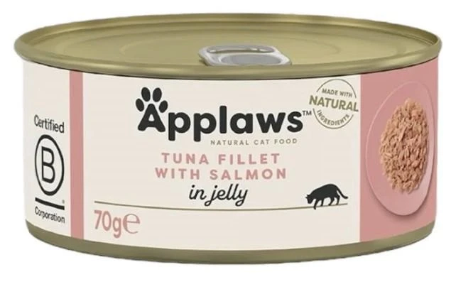 Applaws Filetti di Tonno e Salmone in Jelly 70 g - Immagine 1