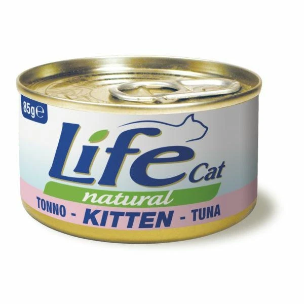 LIFEPET Lifecat New Kitten Tonno 85 g - Umido per Gattini - Immagine 1