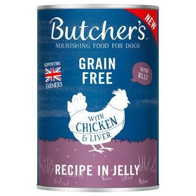 Butcher Original Dog Ricetta con Pollo in Jelly 400 g - Immagine 1