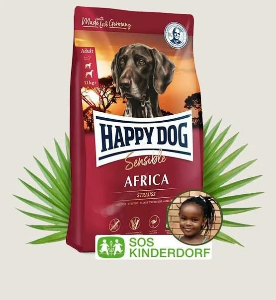 HappyDog Africa Struzzo e Patate 4 kg - Immagine 1