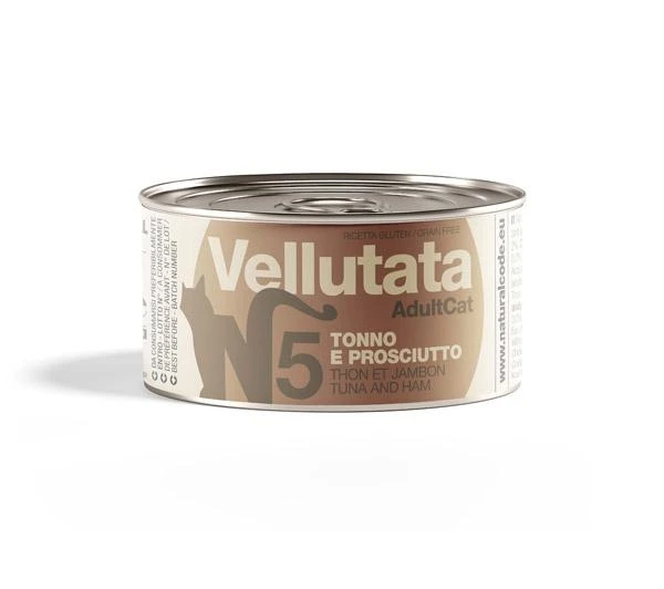 Naturalcode V05 Vellutata Tonno/Prosciutto per Gatto 85 g - Immagine 1