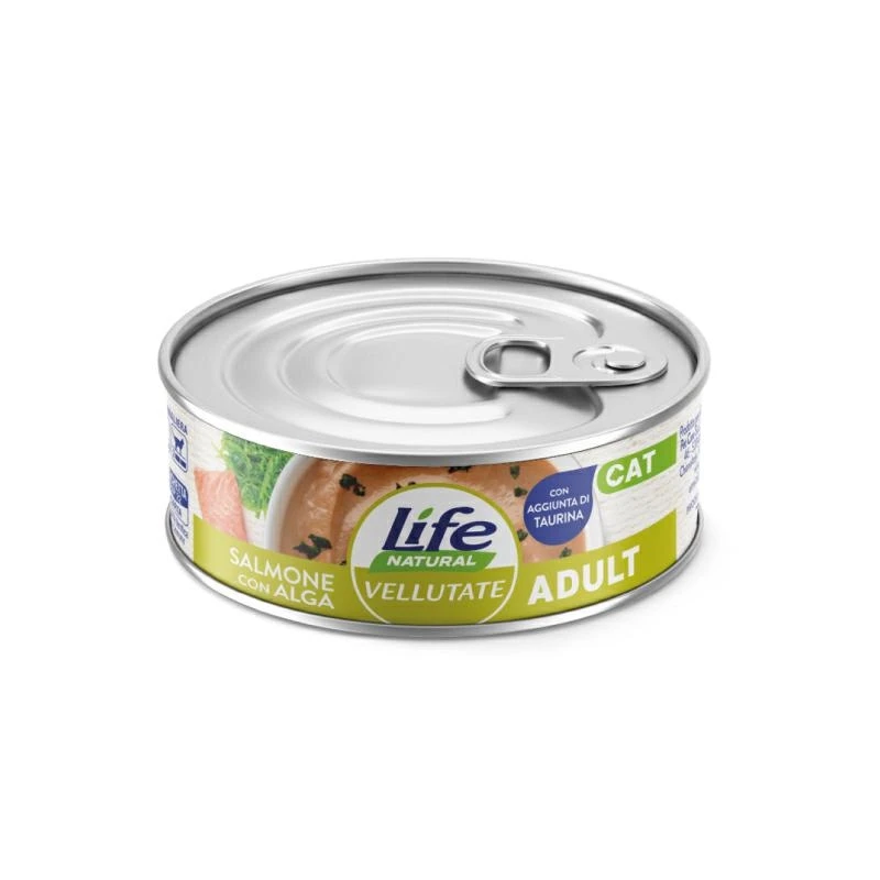 Lifepet Lifecat Le Vellutate Salmone con Alghe 70 g - Immagine 1