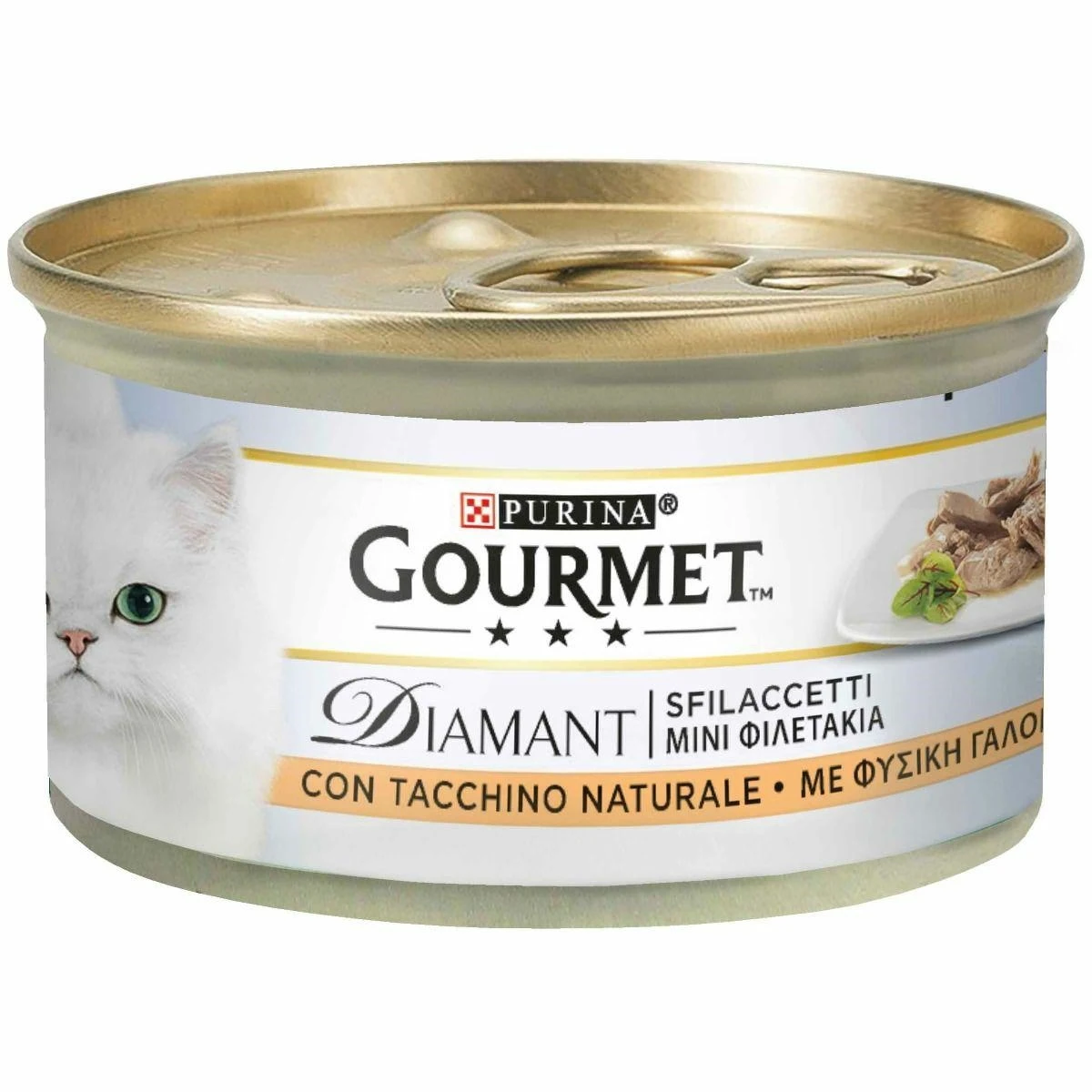 Purina Gourmet Diamant Sfilaccetti Tacchino 85 g - Immagine 1