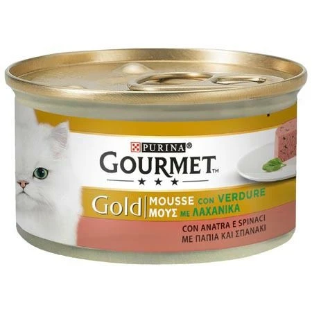Purina Gourmet Gold Mousse Anatra e Spinaci 85 g - Immagine 1