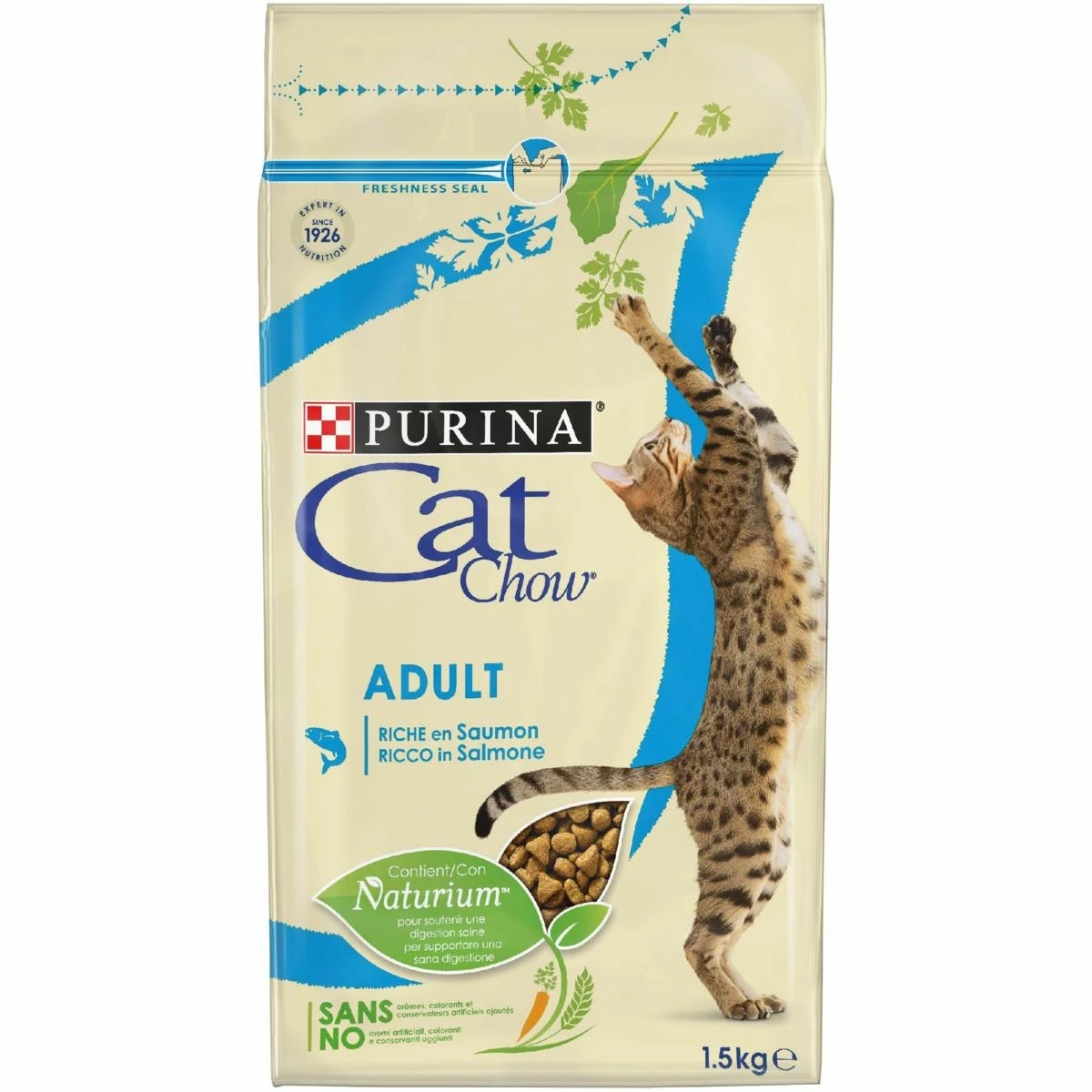 Purina Cat Chow Salmone 1,5 kg - Crocchette per gatti - Immagine 1