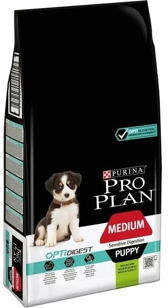Purina Pro Plan Medium Puppy Digestione Sensibile Agnello 12 kg - Immagine 1