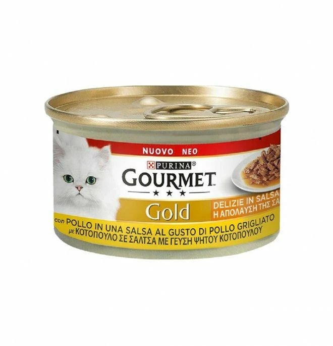Purina Gourmet Gold Delizie in Salsa Pollo 85 g - Immagine 1
