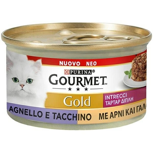 Purina Gourmet Gold Intrecci Tacchino e Agnello 85 g - Immagine 1