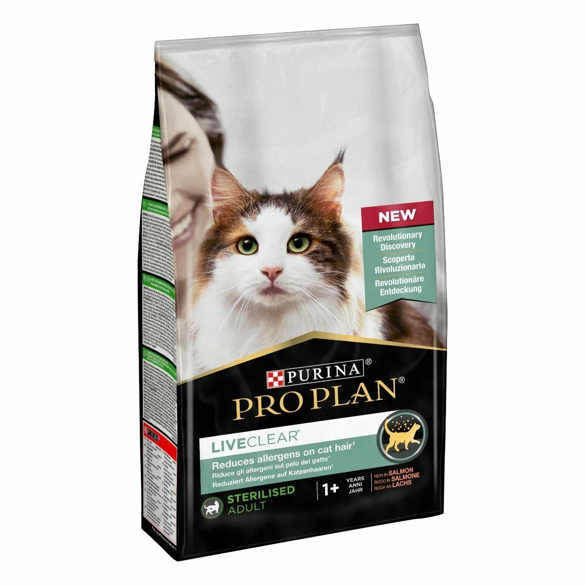 Purina Pro Plan LiveClear Sterilized Salmone per Gatto 1,4 kg - Immagine 1