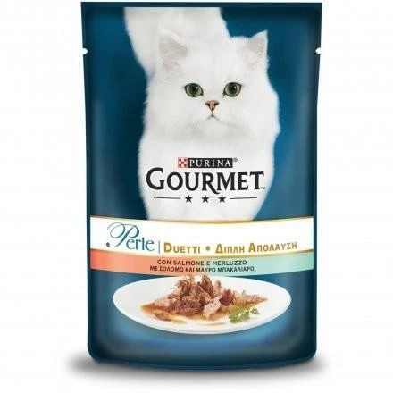 Purina Gourmet Perle Duetti Salmone e Merluzzo 26 x 85 g - Immagine 1