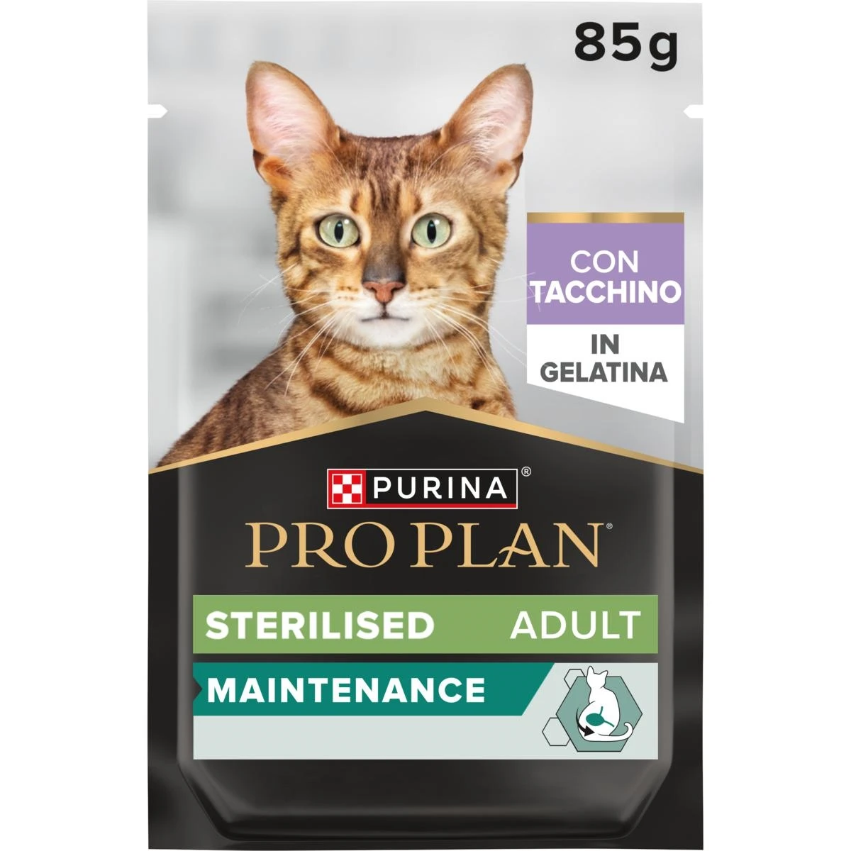 Purina Pro Plan Cat Sterilized Tacchino in Gelatina 26x85 g - Immagine 1