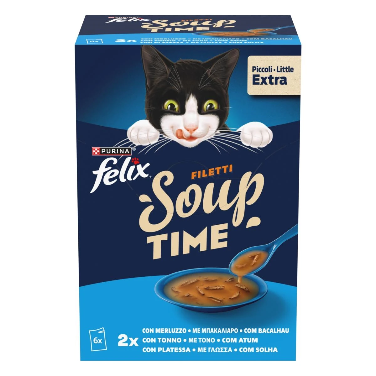 Felix Soup Filetti Selezione Deliziose Pesce 6 x 48g - Purina - Immagine 1