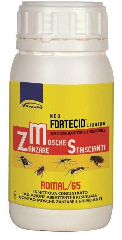 Formenti Neo Fortecid Liquid 250 ml - Detergente sanificante per ambienti - Immagine 1