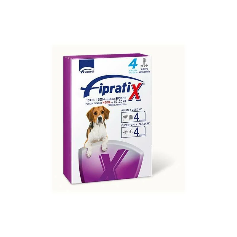 Formenti Fipratix/Fiprotix Spot-On per Cani T M - 4 Pipette - Immagine 1