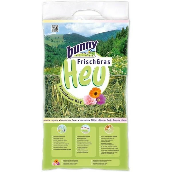 Bunny Fieno Fiori 500 g per roditori - Lettiera naturale - Immagine 1