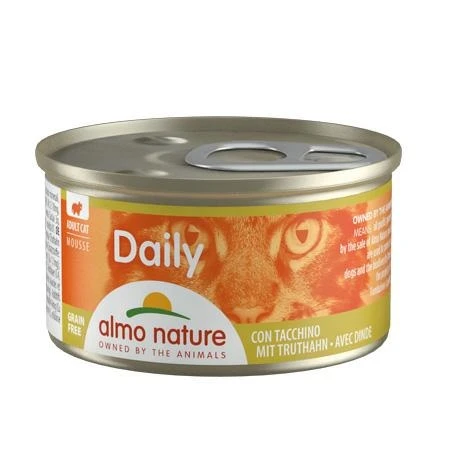 Almo Nature Daily Mousse Tacchino per Gatti 85 g - Immagine 1