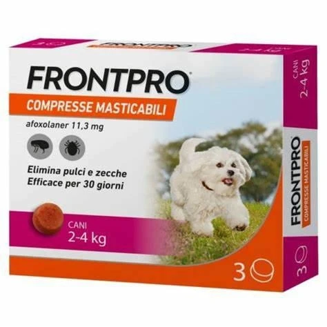 Frontline Frontpro Cani S 2-4 kg 11,3 mg - Immagine 1