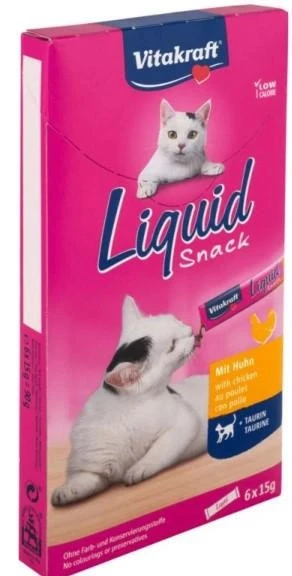 Vitakraft Cat Liquid-Snack con Taurina 90 g - Immagine 1