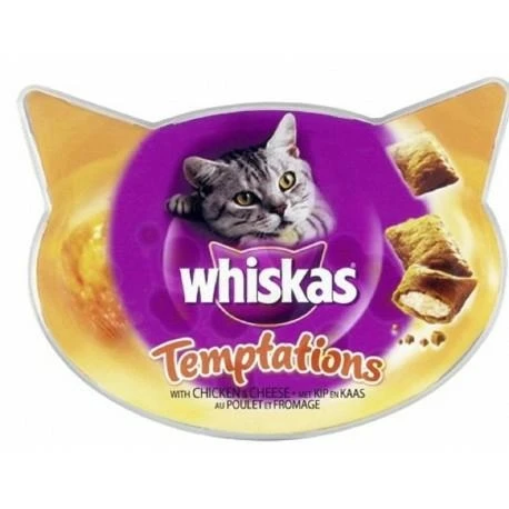 Whiskas Temptations al Pollo 8 x 60 g - Immagine 1