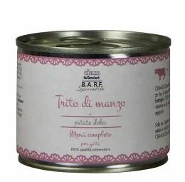 Barf Cat Menù Trito di Manzo 200 g - Immagine 1