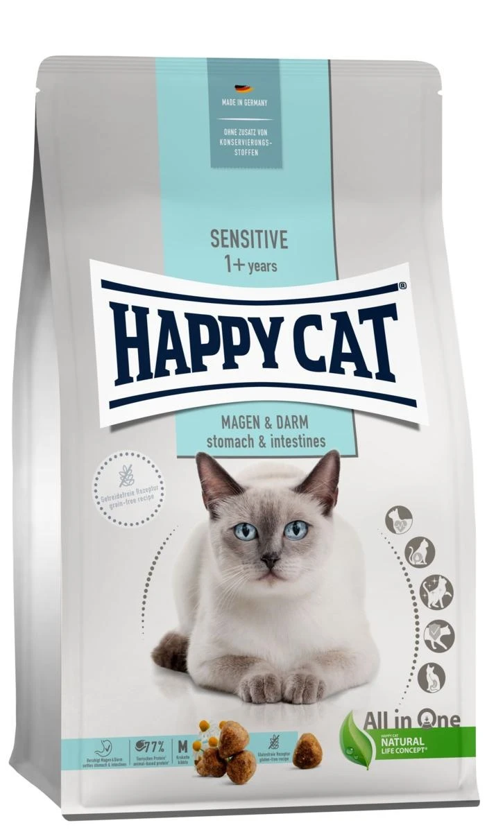 HappyCat Stomach/Intestines 4 kg - Mangime secco per gatti sensibili - Immagine 1
