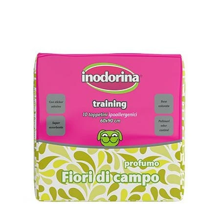 Inodorina Tappetini Training Fiori 60x90 cm - 40 pezzi - Immagine 1