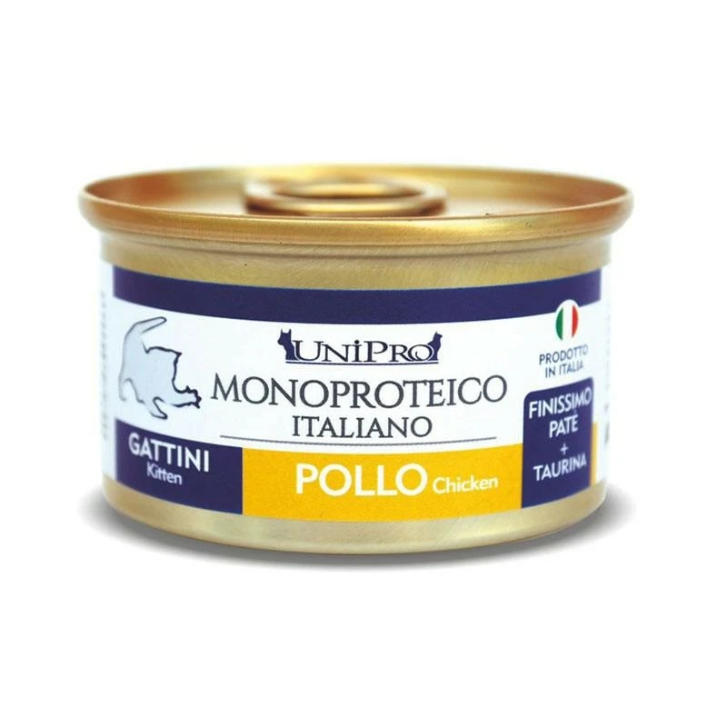 Unipro Unicamente Cat Kitten Pollo 85 g - Immagine 1