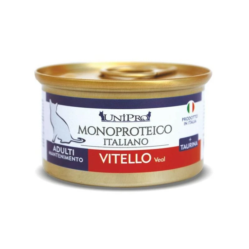 Unipro Unicamente Cat Vitello - Umido per gatti 85 g - Immagine 1