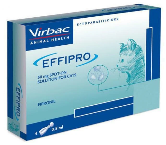 Virbac Effipro Gatto - 4 Pipette Antiparassitarie - Immagine 1