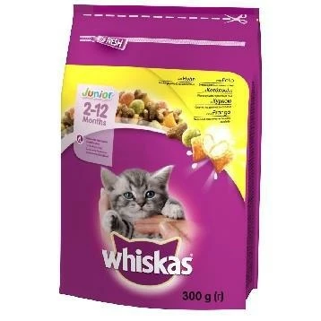 Whiskas Junior Crocchette per Gattini al Pollo 300 g - Immagine 1