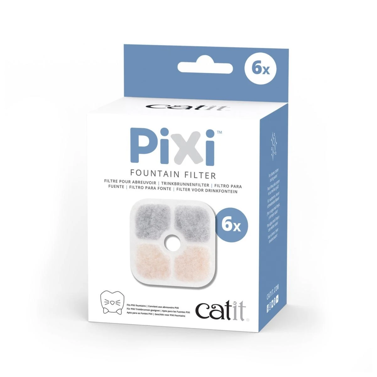 Petvillage Catit PIXI Filter - 6 pezzi - Immagine 1