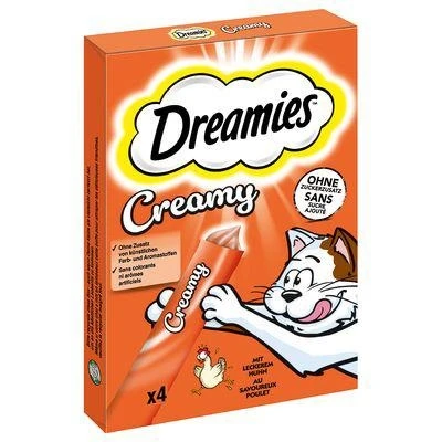 Catisfaction Creamy Pollo 4 x 10 g - Snack per gatti - Immagine 1
