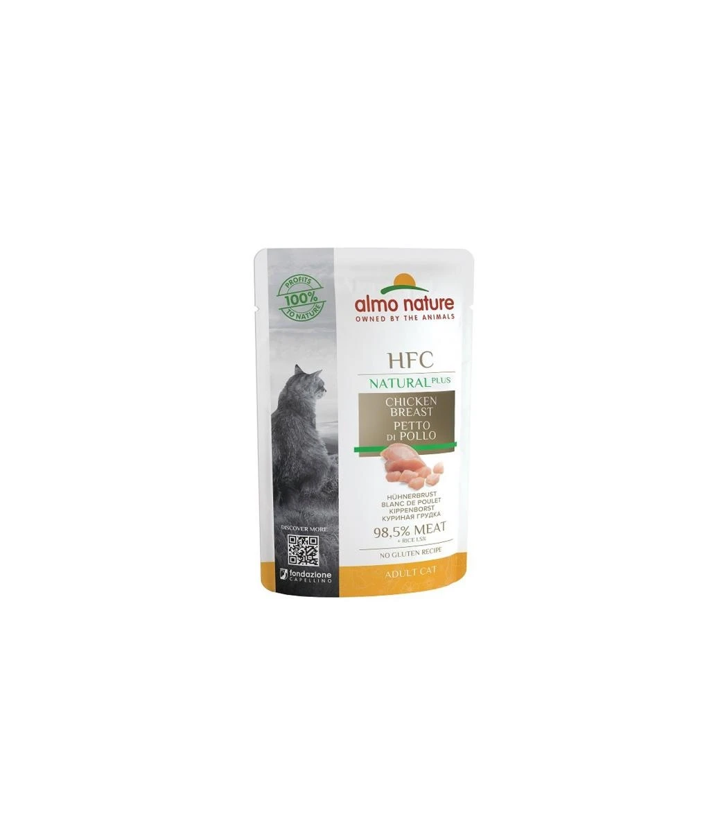 Almo Nature HFC Natural Plus Petto di Pollo - 24 x 55 g - Immagine 1