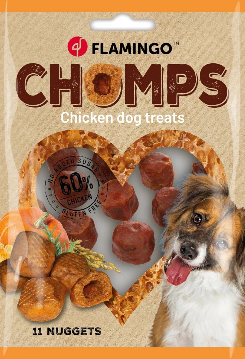 Flamingo Chomps Nugget di Pollo - 11 pezzi, 90 g - Immagine 1