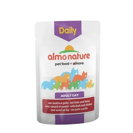 Almo Nature Daily Cat Pollo/Anatra 30 x 70 g - Immagine 1