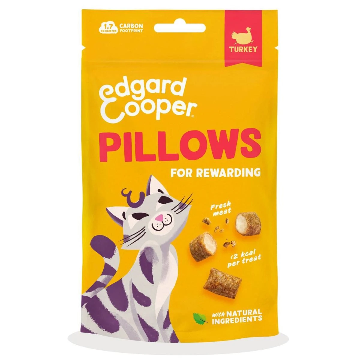 Edgard Cooper Fagottini al Tacchino per Gatti 60 g - Immagine 1