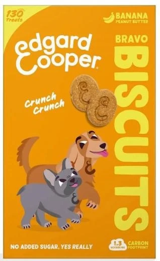Edgard Cooper Biscotti alla Banana per Cani 400 g - Immagine 1