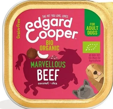 Edgard Cooper Manzo 17x100 g - Cibo umido per cani - Immagine 1