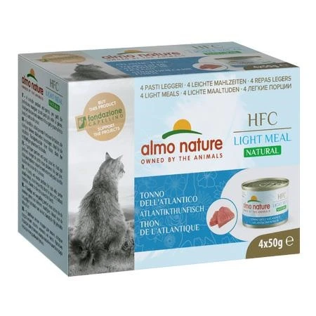Almo Nature Cat Light Meal Tonno Atlantico 4 x 50 g - Immagine 1