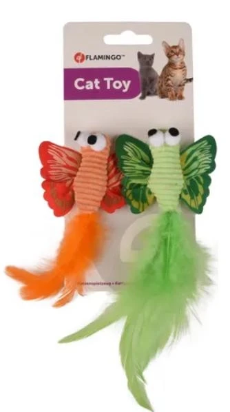 Flamingo Farfalla Alea verde/arancio - Gioco per animali - Immagine 1