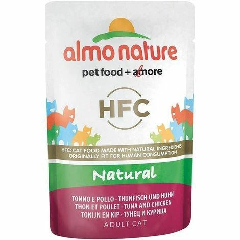 Almo Nature Umido Gatto Tonno/Pollo 24 x 55 g - Immagine 1