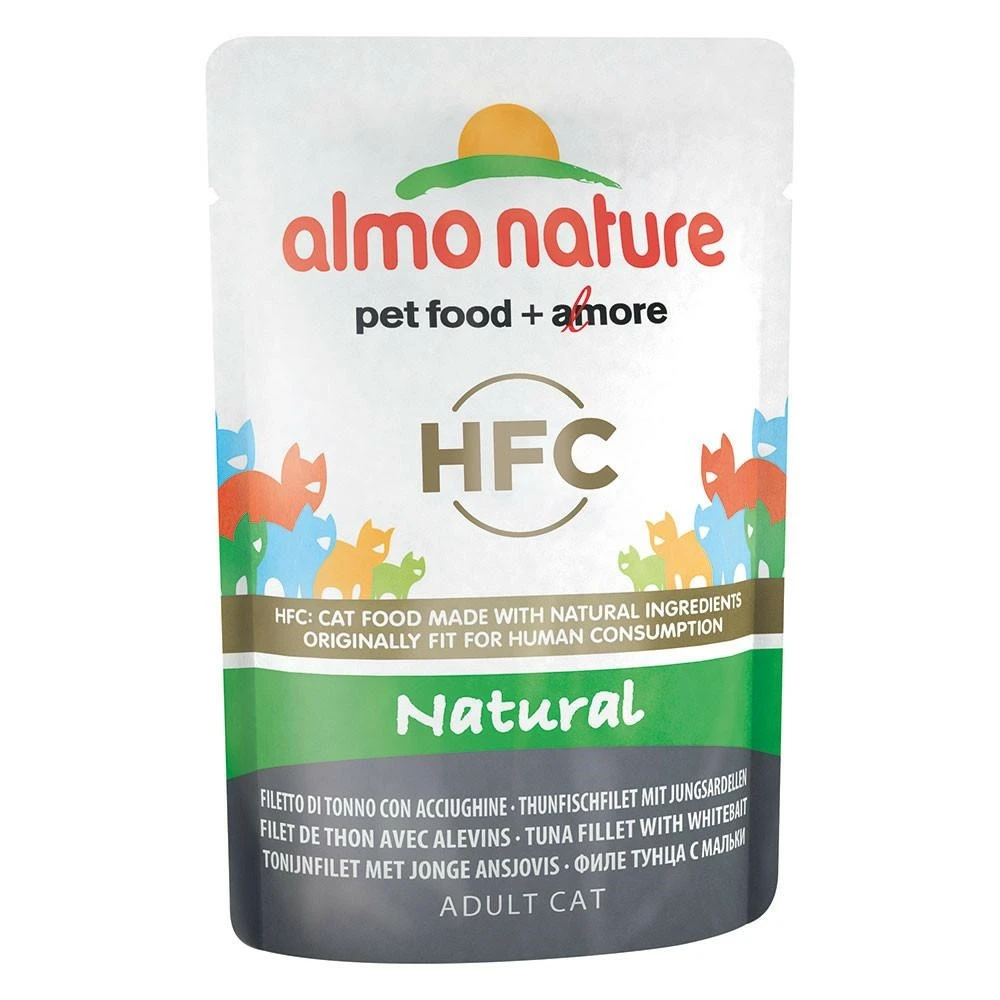 Almonature Umido Gatto Tonno/Acciughe 24 x 55 g - Immagine 1