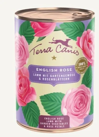 Terra Canis Flower English Rose Agnello 400 g - Immagine 1
