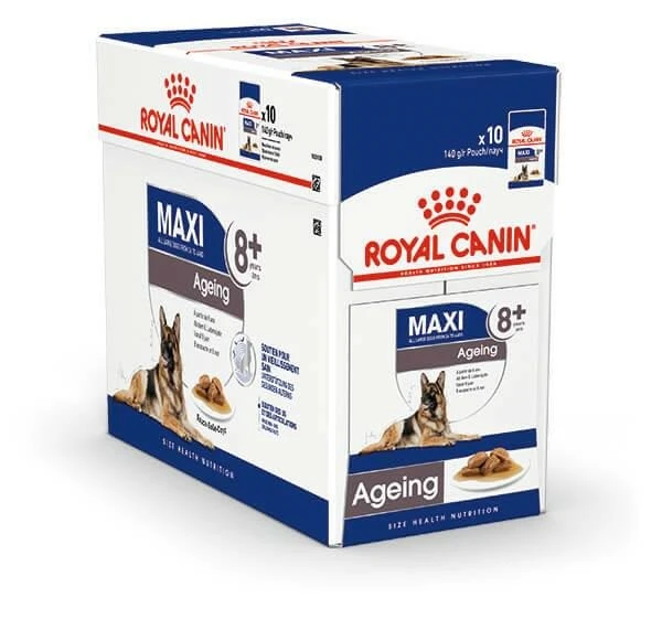 Royal Canin Maxi Ageing +8 Buste per Cane 10 x 140 g - Immagine 1