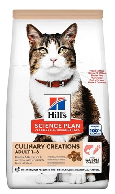 Hill's Cat Salmone/Carote 1,5 kg - Mangime secco per gatti - Immagine 1