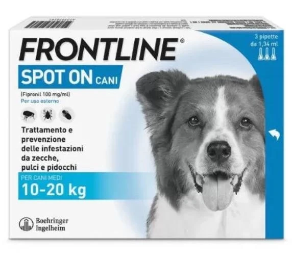 Frontline Spot-On Cani 10/20 - 3 Pipette - Immagine 1