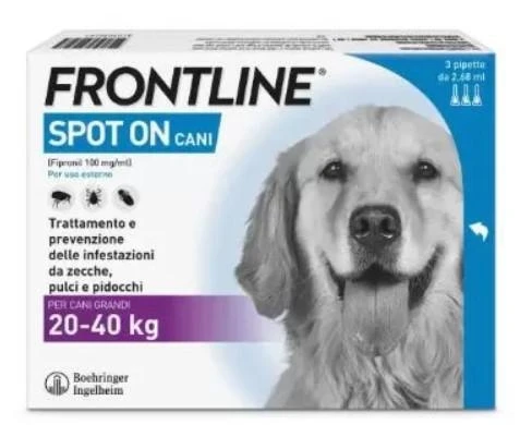 Frontline Spot-On Cani 20/40 - 3 Pipette - Immagine 1