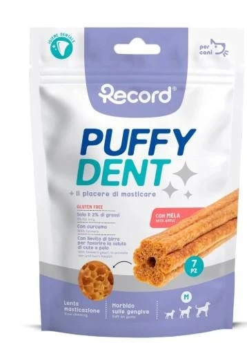 Record Puffydent 7 Snack Morbido per Cani M 105 g - Immagine 1