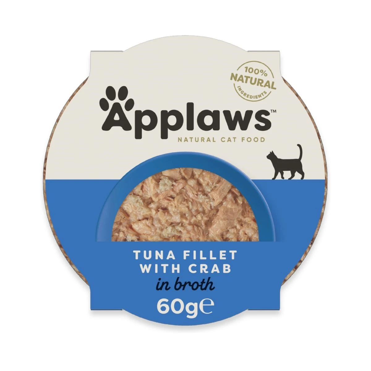 Applaws Pot Filetti di Tonno e Granchio in Brodo 10x60 g - Immagine 1