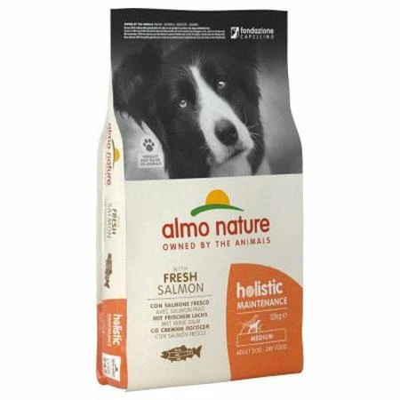 Almo Nature Dog Medium Salmone e Riso 12 kg - Immagine 1